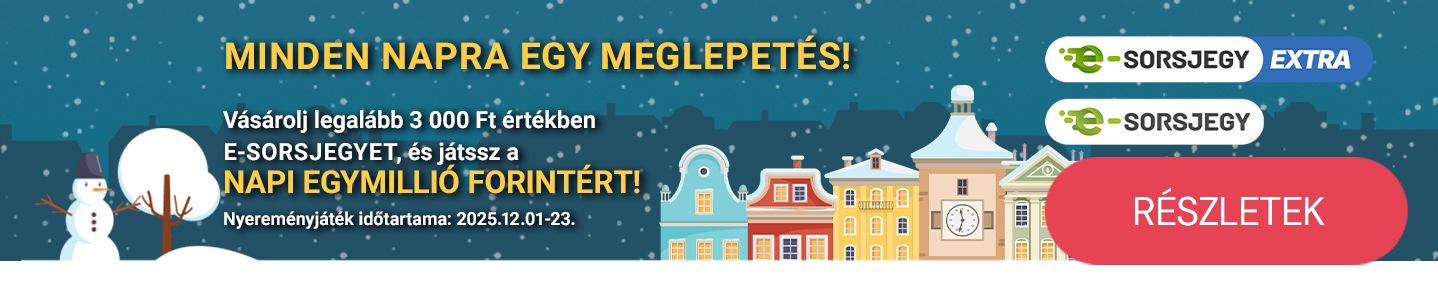 Decemberi adventi e-sorsjegy akció